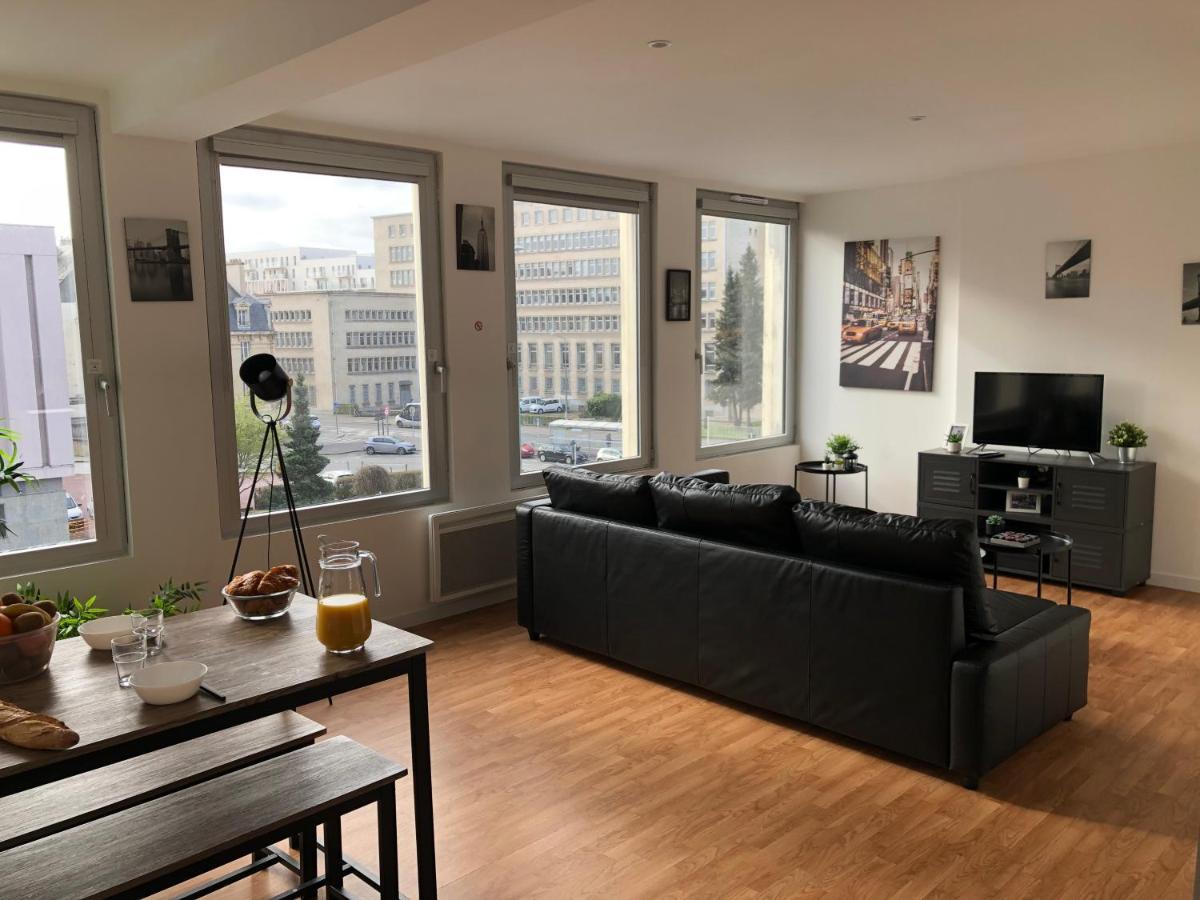 Hyper Centre - Wifi Fibre Gratuit - Jergweloh - Le New Yorkais Apartamento Caen Exterior foto