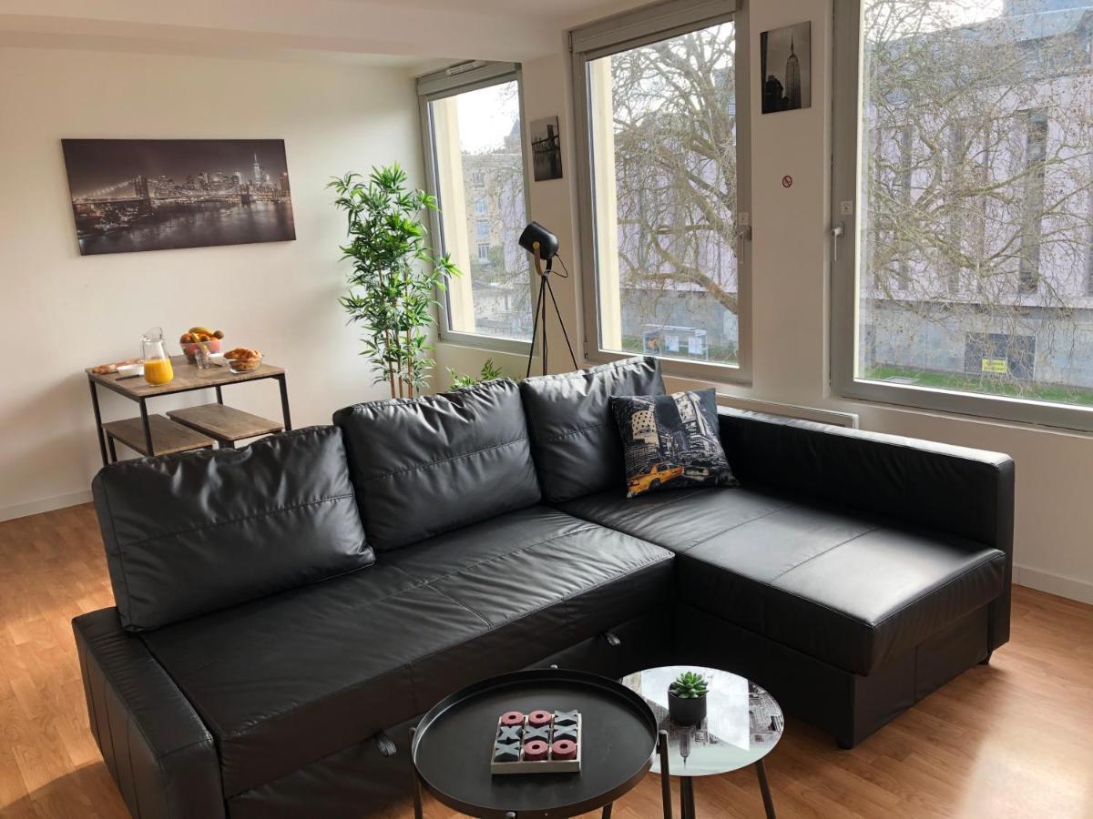 Hyper Centre - Wifi Fibre Gratuit - Jergweloh - Le New Yorkais Apartamento Caen Exterior foto